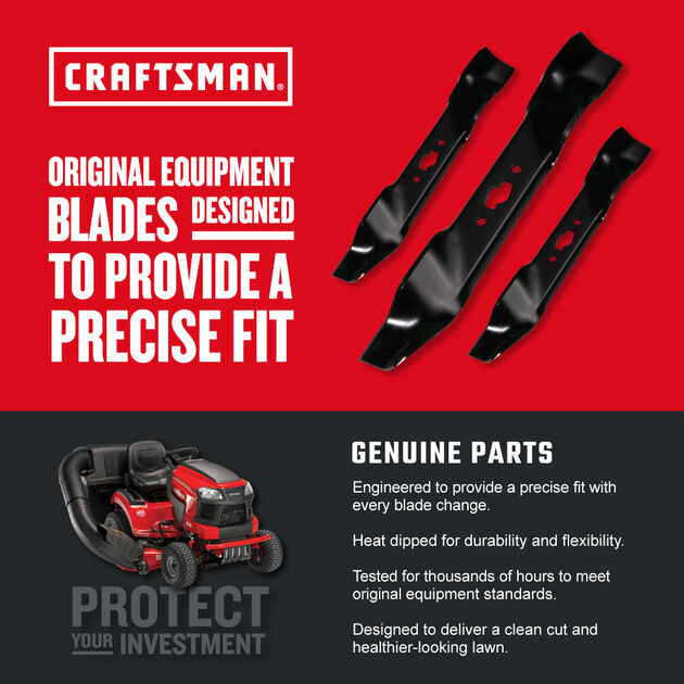 Ultra High-Lift Blade Set for 54-inch Cutting Decks